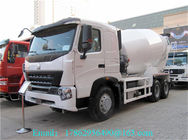 SINOTRUK HOWO A7 Mobile Concrete Mixer Truck 336 HP Dengan 9.726L Displacement