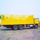 Yellow 20 Ton Heavy Cargo Truck Euro 2 6x4 Drive Dengan Profil U ZZ1257N4641A