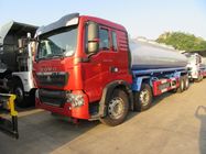 8x4 290 Hp Oil Tanker Truck 30 Cbm Kapasitas Tangan Kiri Mengemudi Jenis Bahan Bakar Diesel