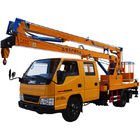 16M Hydraulic Aerial Platform Vehicle, Truck Mounted Boom Lift Vehicle 8.4 M Max. Mengangkat Tinggi