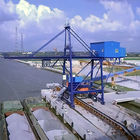 22m Bentang Unit Penanganan Kontainer Grab Type Ship Unloader Sertifikasi ISO / CE / GB