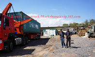 336HP Mesin Penanganan Pelabuhan Peralatan Pengiriman Container Lift Truck Dengan Satu Sleeper