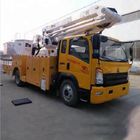 12-14m Aerial Work Platform Truck High Altitude Work Vehicle Dengan 360 Slewing