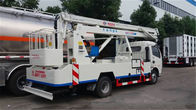 DFAC LHD 22m Aerial Work Platform Truck 4X2 Drive Dengan Ketinggian 24m Kerja