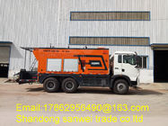 Peralatan Pemeliharaan Jalan Bitumen 10m3 Mesin Bubur Aspal HRF-100 25000kg