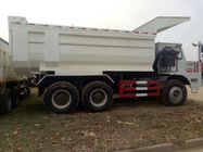 6x4 50 Ton Mining Dump Truck Dengan Single Sleeper Cab Dan Manual 10 Kecepatan Gear Box
