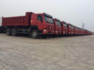 Red SINOTRUK Euro II Mining Dump Truck Dengan Φ420mm Single Plate Dry Clutch