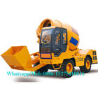 Yellow Concrete Construction Equipment Mini Concrete Truck 5.3m³ Kapasitas Drum: