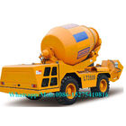 Yellow Concrete Construction Equipment Mini Concrete Truck 5.3m³ Kapasitas Drum:
