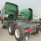 10 Wheel 6x4 371hp Tractor Trailer Truck Untuk Highway Transpotation Opsional Warna