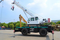 Konstruksi Jalan 40T Boom Truck Truck Crane 4x4 Untuk RT40E Semua Penggerak Roda
