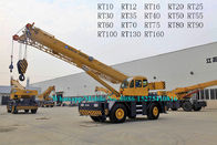 55 Ton ZOOMLION Derek Lahan Kasar, Truk Hidrolik Crane Desain Kabin Tunggal RT55