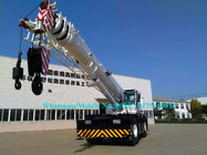 55 Ton ZOOMLION Derek Lahan Kasar, Truk Hidrolik Crane Desain Kabin Tunggal RT55