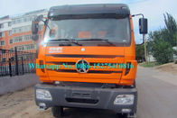 Orange BEIBEN North Benz Dump Truck, 12 Wheeler 8x4 Tipper Truck NG80B