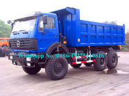 6x6 Off Road Heavy Duty Dump Truck 40000kg Ke 60000KG Memuat Berat 85km / H