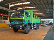 Hijau 6x4 30 Ton 380hp Heavy Cargo Truck Side Wall Kendaraan Dengan Weichai Engine