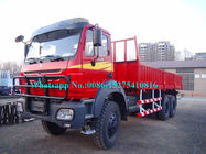 10 Wheeler Militer Cargo Truck / Off Road Kendaraan Pengiriman Komersial Kecepatan Tinggi