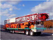 Mesin Pengeboran Hidrolik Penuh / Truck Mounted Drill Rig 261kW Engine Power