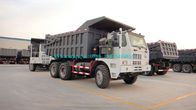 SINOTRUK wide body 6X4 371hp HOWO tugas berat 60-70 ton dump truck penambangan untuk Tambang