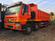 SINOTRUCK HOWO 371/420 hp 8x4 12 roda Tugas Berat Penambangan Dump / Dumper / Tipper Truck Untuk Mengangkut batu pasir ranjau