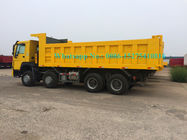 ZZ3317N3067W HOWO 371/420 hp 8x4 12 roda Tugas berat Penambangan Sampah / Dumper / Tipper Truk Untuk Mengangkut batu pasir bijih