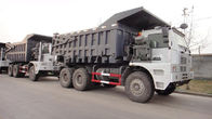 ZZ5707S3840AJ 6x4 70 T Penambangan Dump Truck Dengan HW7D Kabin 3800 + 1500mm Basis Roda