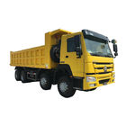 Konsumsi Bahan Bakar Rendah Tugas Berat HOWO 8x4 Dump Truck Euro Two 251 - 350hp