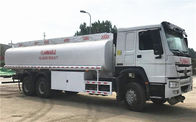 20000 Liter 6000 Galon Transporter Minyak Diesel Tangki Bahan Bakar Truk Sinotruk Howo Warna Putih
