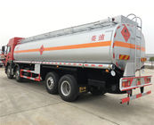 FAW 8 * 4 336hp 35CBM Diesel Oil Mobile Tanker Truck Pengisian Bahan Bakar Tipe Transmisi Manual