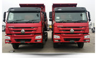 Sinotruk Heavy Duty 6 Roda Dump Truck Horsepower 251-350hp Warna Merah