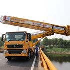 19-22m Platform Type Bridge Inspection Detection Truck / Peralatan Pompa Beton