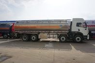 FAW 8 * 4 336hp 35CBM Diesel Mobile Fuel Tank Tanker Truk 251 - 350hp