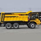 CT890 Off - Road Dump Truck Tugas Berat Untuk Menambang 50 Ton Euro 3 / 6X4 Dump Truck