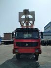 BZC400CHW Truck Mounted Water Well Drilling Rig 400m Drilling Kedalaman SINOTRUK Chassis