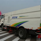 ZZ1187K501GE HOWO Penyapu Jalan Kendaraan Truk Penyapu Dengan Pompa Air Tekanan Tinggi