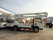 HOWO 8-24 Meter Tinggi Platform Kerja Udara Lengan Angkat Ember Truk 8 Ton Jenis Bahan Bakar Diesel