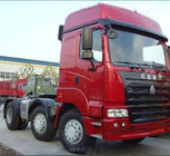 Sinotruk HOWO 6x4 420 hp Tractor Trailer Truck Euro 2 Kapasitas Mesin 8L