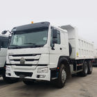 Lembar Kekuatan Tinggi Sinotruk Howo 6x4 Dump Truck Euro 2 371HP 20CBM