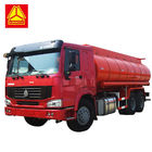 371HP 336HP Tangki Bahan Bakar Tanker, Sinotruk Howo 20000 Liter 6000 Galon Transporter Minyak Diesel