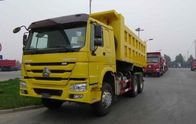 Sepuluh Sepuluh Wheeler Diesel Dump Truck 371HP 3625 + 1350mm Basis Roda