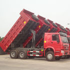 Sepuluh Sepuluh Wheeler Diesel Dump Truck 371HP 3625 + 1350mm Basis Roda
