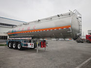 Tanker Penyimpanan Cairan Minyak Semi Trailer 30-50CBM 40 - 50 ton Bahan Baja Karbon