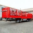 Tri - Axle 45 Ton Tugas Berat Trailer Semi Untuk Gudang / Rumah Toko