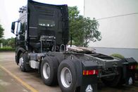 420hp Tractor Truck Head 6 × 4 6800x2496x2958mm Multilateral Ustructure Kekakuan Tinggi