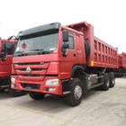 ZZ3257N3647A Sinotruk Heavy Duty Dump Truck Dengan Kemudi ZF8118 Dan HW76