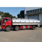 Truk Tanker Kapasitas Besar 8x4 FAW Tangki Penyimpanan Bahan Bakar Diesel Euro III