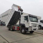 Sinotruk Howo 6x4 Dump Truck Durable 371hp Dengan Landasan Pembalik Euro 2