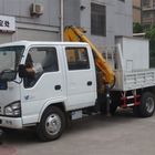 SQ10ZK3Q 10T Knuckle Boom Truck Crane Dengan Dongfeng 6 * 2 10T Lengan Lipat