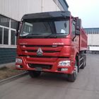 Sinotruk Howo 371HP 6X4 10 Ban Tipper Truck Euro 2 300L Tangki Bahan Bakar