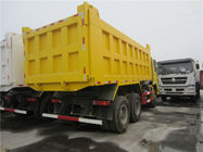 ZZ3257N3647A Heavy Duty Dump Truck Dengan Ferman ZF Steering Dan Kapasitas 18 CBM